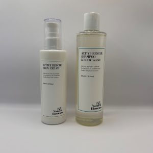 Active Rescue Shampoo and Body Wash with Active Rescue Body Cream