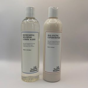 Refreshing Shampoo and Body Wash with Balancing Conditioner
